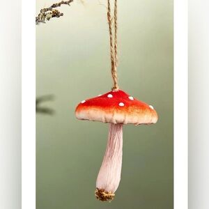 Anthropologie Forest Mushroom Ornament